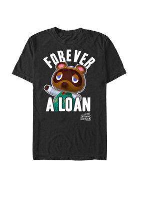 Men's Nintendo Animal Crossing Forever A Loan T-shirt