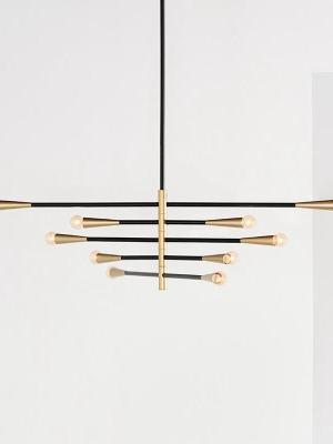 Nuevo Orion 5 Pendant Lighting - Black