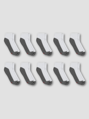 Hanes Premium Big & Tall Men's 10pk Cool Comfort Ankle Socks