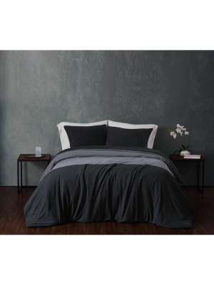 Sean John Color Block Jersey Duvet Set