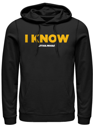 Men's Star Wars Han Solo I Know Pull Over Hoodie