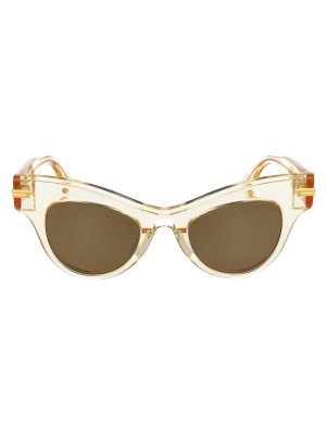 Bottega Veneta Eyewear Cat Eye Sunglasses