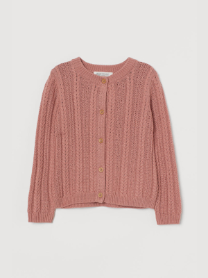 Cable-knit Cardigan