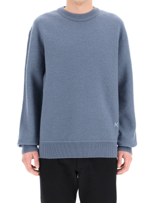 Kenzo Logo Patch Knitted Jumper