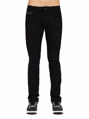 Rocker Slim - Premium Stretch In Black Ink Jeans