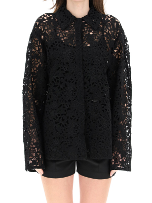 Valentino Blossom Macramé Jacket