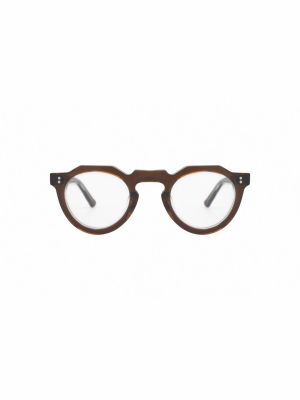 Lesca Pica Round Frame Glasses