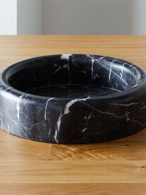 Black Marble Bowl