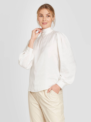 Women's Balloon Long Sleeve Blouse - Prologue™