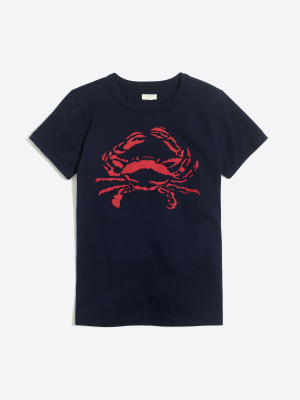 Boys' Short-sleeve Crab Graphic Tee