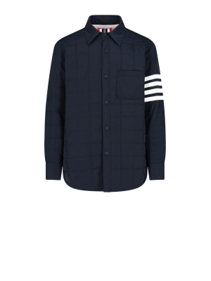 Thom Browne 4-bar Stripe Shirt Jacket