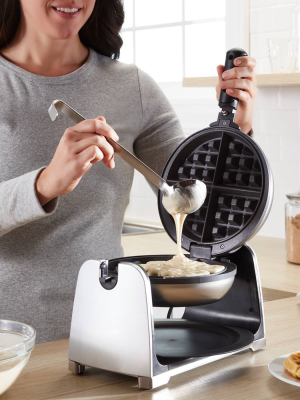 Oster Diamondforce Nonstick Flip Waffle Maker - Silver