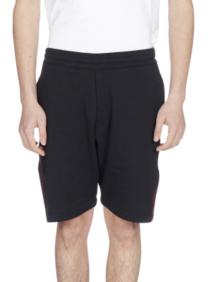 Alexander Mcqueen Selvedge Logo Tape Shorts