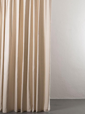 Azura Flax Cotton & Linen Curtains 300cm / 118” Extra Wide