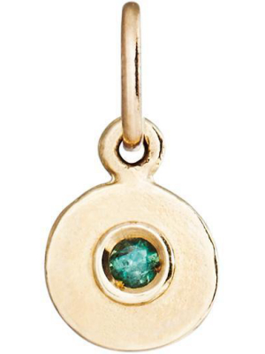 Birth Jewel Mini Disk Charm With Alexandrite