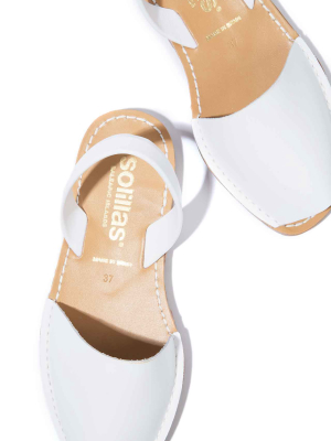 Palido - White Leather Menorcan Sandals