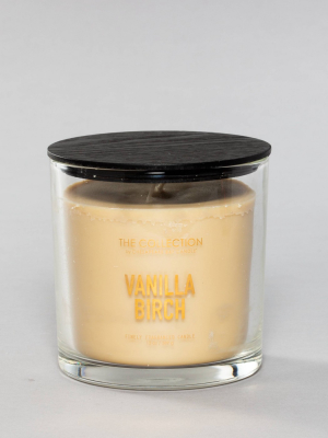 13oz Lidded Glass Jar 2-wick Candle Vanilla Birch - The Collection By Chesapeake Bay Candle