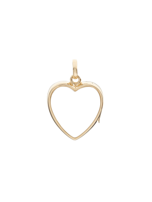 Medium Heart Locket - Yellow Gold