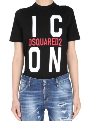 Dsquared2 Icon Logo Printed T-shirt