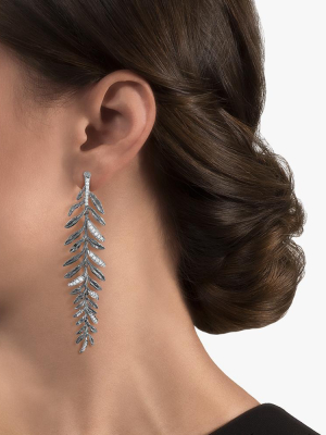 Laurel Chandelier Earrings With Diamonds