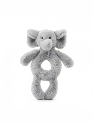 Bashful Elephant Ring Rattle