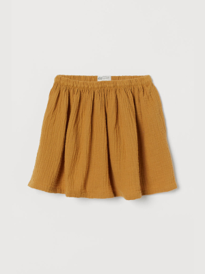 Flared Cotton Skirt