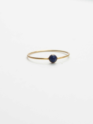 Micro Dot Ring, Lapis