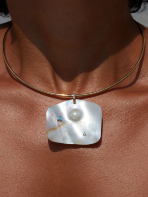 Mother Of Pearl Neck Cuff