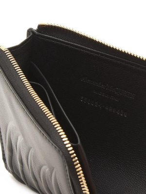 Alexander Mcqueen Rib Cage Cardholder