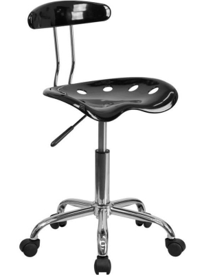 Tractor Task Chair Black - Riverstone Furniture Collection