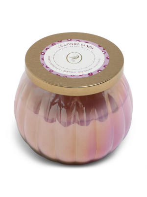 14oz Lidded Glass Jar Candle Coconut Sands - Escape Collection - Opalhouse™