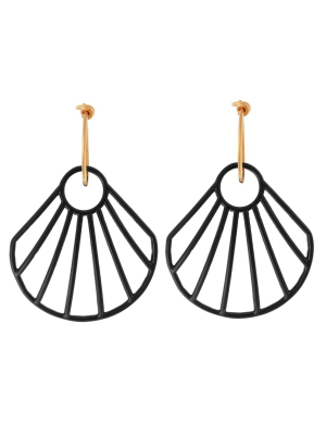 Black Ark Clam Hoops Br-slv-yp-s