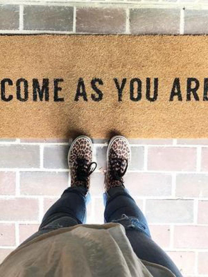 Come As You Are Doormat