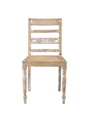 Alexandra Mindi Wood Dining Chair White - East At Main