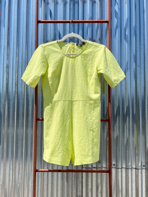 Lee Romper (petite Exclusive) - Key Lime