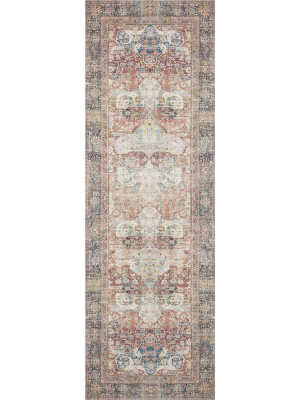 Loloi Loren Rug - Brick/multi