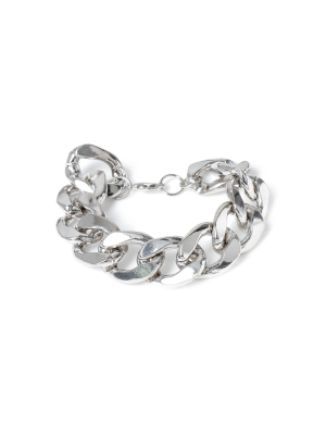 Silver Chunky Chain Bracelet*