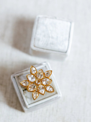 Lauren Crystal Statement Ring