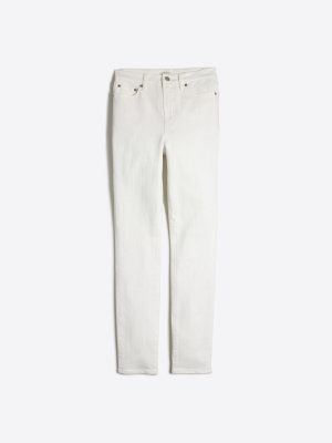 10" Highest-rise Skinny Jean In White Denim