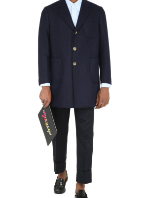 Thom Browne 4-bar Striped Coat