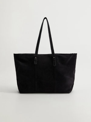 Leather Shopper Bag