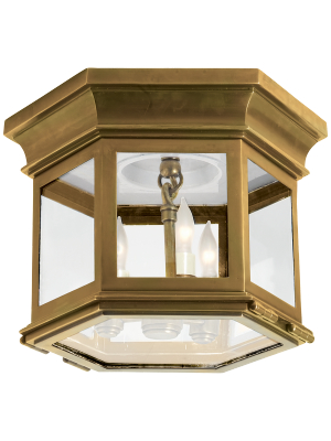 Small Club Hexagonal Flush Mount In Various Colors And Designs