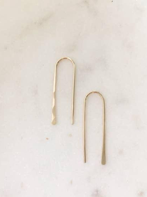 Hairpin Threader Earrings By Token Jewelry