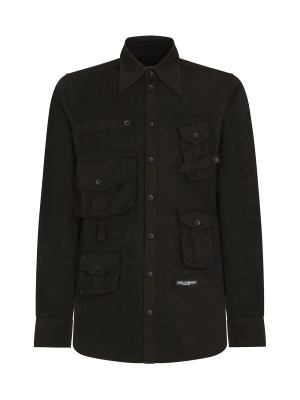 Dolce & Gabbana Multi Pockets Long-sleeve Shirt