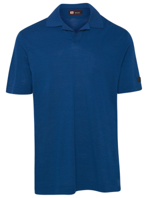 Z Zegna Short Sleeve Polo Shirt