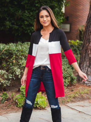 Finn Cardigan - Red