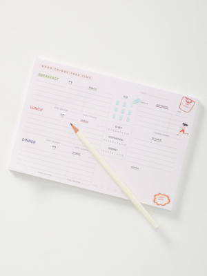 Food & Fitness Tracker Notepad