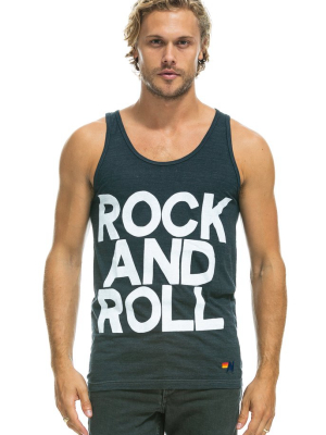 Men's Rock And Roll Tank - Charcoal