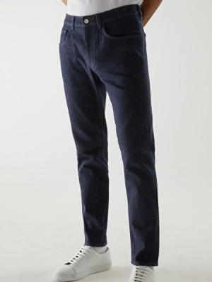 Recycled Cotton Slim-leg Jeans