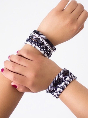 Gunmetal Gray Roll-on Bracelets